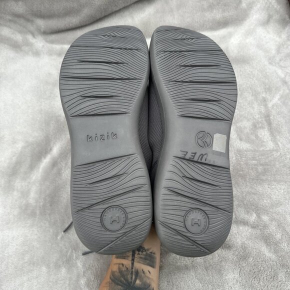 Kizik Mens Madrid Eco Knit Shoes Sneaker Gray Size 15 M EXCELLENT main image 6